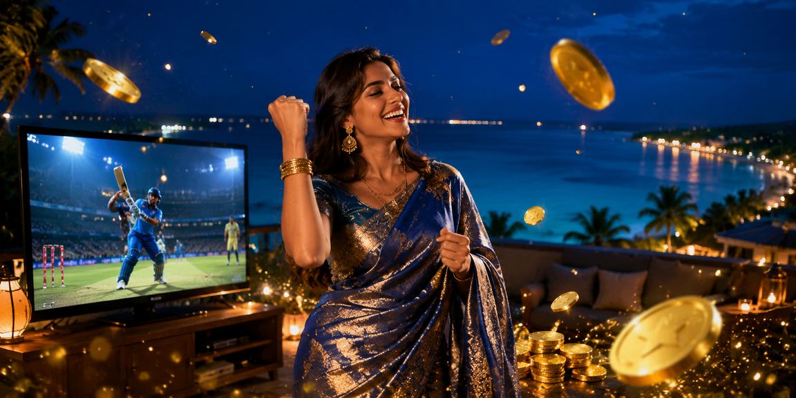 A Bangladeshi woman in a saree enjoying new games at Saint Martin's